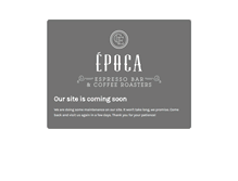 Tablet Screenshot of epocacafe.com